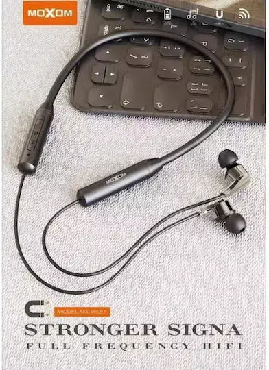 Moxom MX-WL51 In-ear Bluetooth Handsfree Earphones Black view 3
