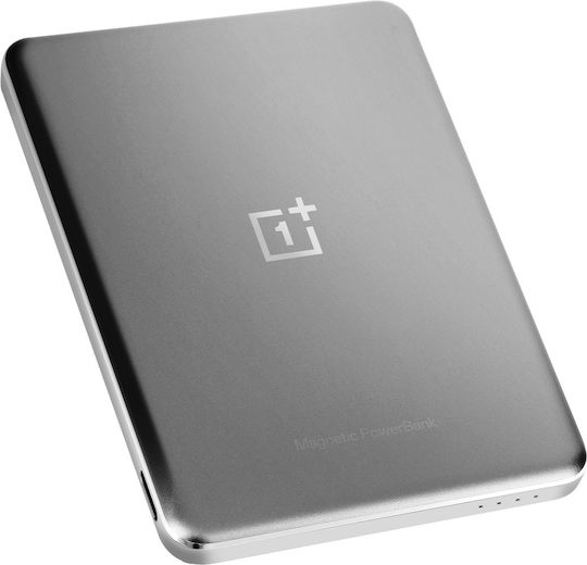 OnePlus Slim Magnetic MagSafe Power Bank 5000mAh 10W with USB-C Port Silver vue 4