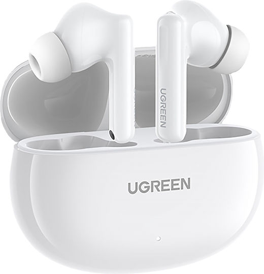 Ugreen HiTune T6 In-ear Bluetooth Handsfree Earphones with Sweat Resistance and Charging Case White vue 5