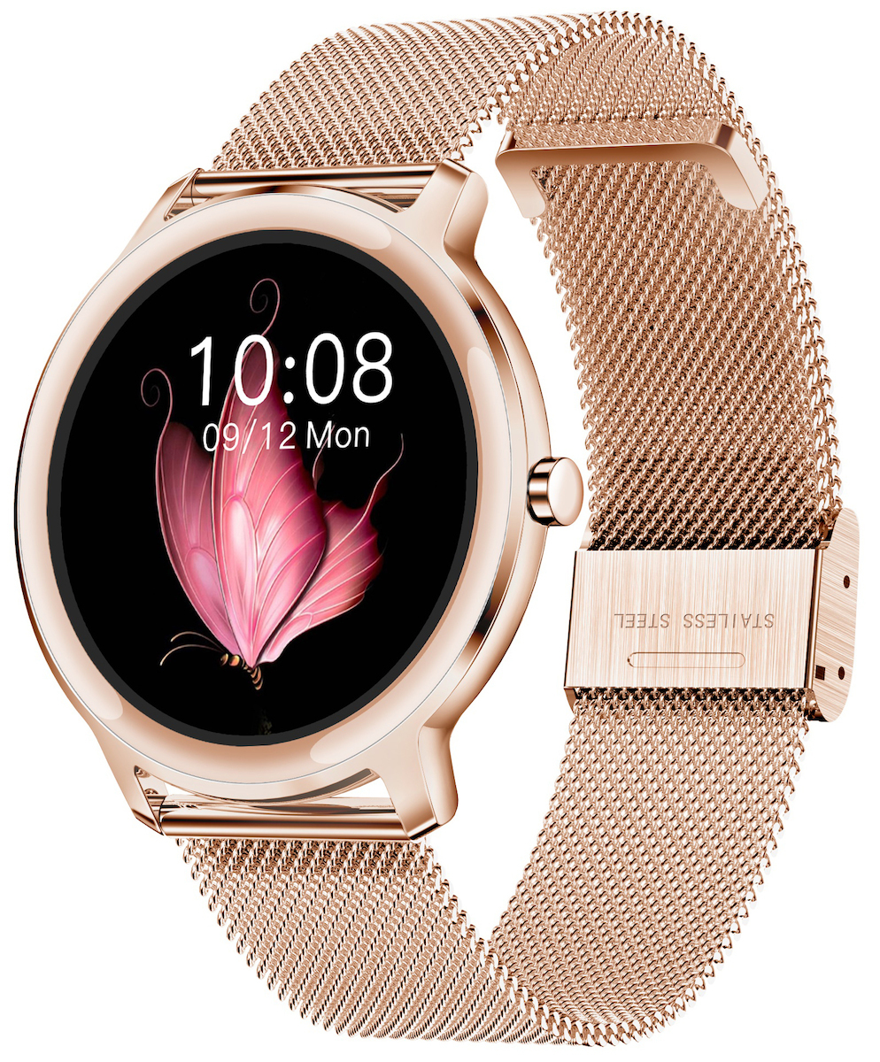 Prestige FiT Aluminium Smartwatch with Heart Rate Monitor (Gold)