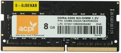 Clevo DDR4 with Module and Speed 3200 for Laptop 6-76-0011C-JA0
