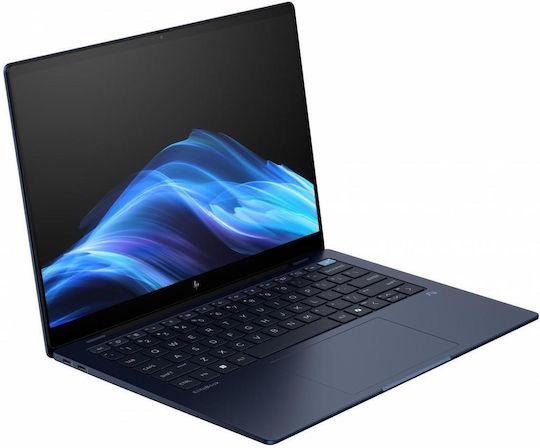 HP EliteBook Ultra 14 G1q 14" Touchscreen (Snapdragon-X Elite X1E-78-100/16GB/512GB SSD/W11 Pro) Atmosphere blue (US Keyboard) Ansicht 2