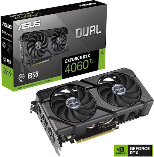 Asus GeForce RTX 4060 Ti 8GB GDDR6 Evo Graphics Card view 1