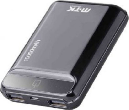 Moveteck K3632 Power Bank 10000mAh with USB-A Port Black view 1