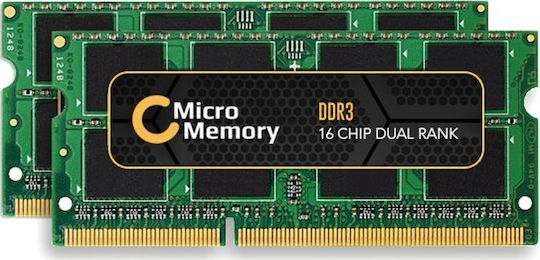 CoreParts DDR3L 16GB Memory RAM with 2x8GB Modules and Speed 1600 for Laptop MMA1112/16GB
