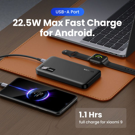 Ugreen PB311 Power Bank 10000mAh 20W Power Delivery / Quick Charge 3.0 Black view 7