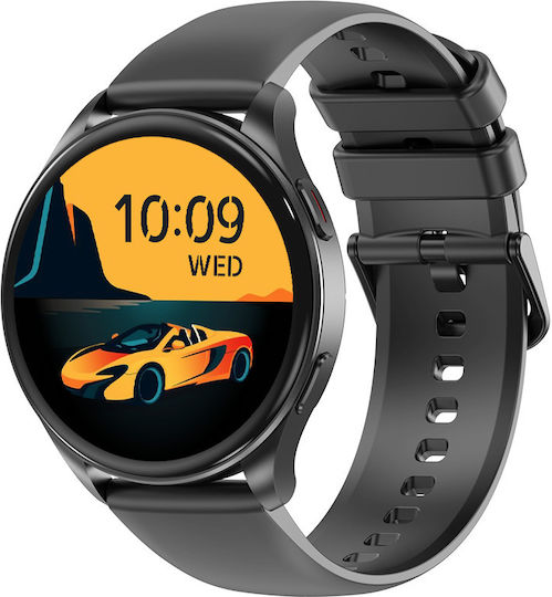 BlackView X20 45mm Smartwatch with Heart Rate Monitor (Black) view 5