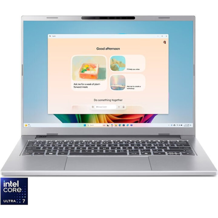Acer Aspire 14 AI 14" IPS FHD+ 120Hz (Ultra 7-256V/16GB/512GB SSD/W11 Home) (International English Keyboard) view 1