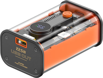 Recci RBP-P35 Mars Series Power Bank 10000mAh 22.5W with USB-A Port and USB-C Port Power Delivery Black view 4