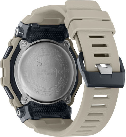 Casio G Shock Step Tracker Bluetooth 46mm Waterproof Smartwatch (Gray) view 3