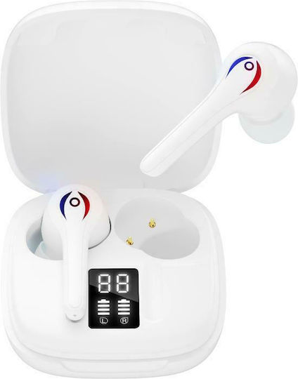 XO X8 In-ear Bluetooth Handsfree Earphones with Charging Case White view 2