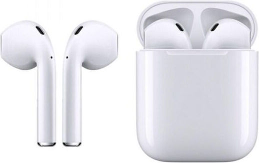 inPods 12 Earbud Bluetooth Handsfree Earphones with Sweat Resistance and Charging Case White vista 2