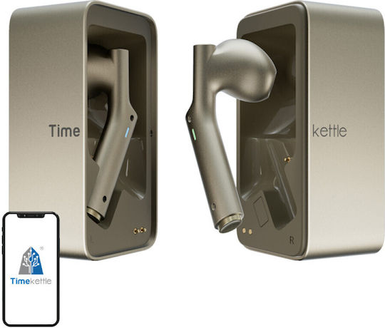 Timekettle W4 Translation Earbuds Bluetooth Handsfree Headphones with Charging Case Gold view 1