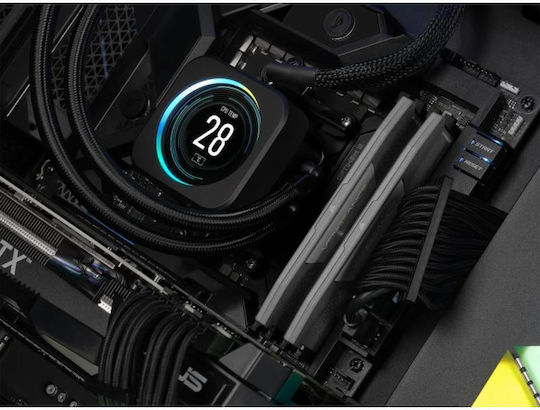 Corsair Vengeance K2 DDR5 with Module 1x32GB and Speed 6400 for Desktop CMK32GX5M2B6400Z30 vue 4