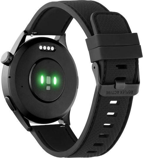 Reflex Active Active Series 45 Smartwatch with Heart Rate Monitor (Black) view 6