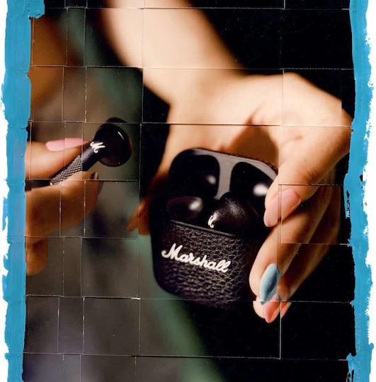Marshall Minor IV Earbud Bluetooth Handsfree Earphones with Sweat Resistance and Charging Case Cream vue 5