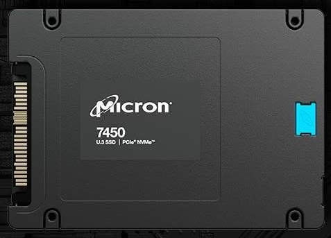 Micron 7450 Pro SSD 960GB 2.5'' PCI Express 4.0 Interface MTFDKCB960TFR-1BC1ZABYYR view 2