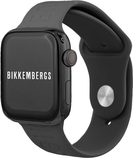 Bikkembergs BK06 Small Aluminium Smartwatch with Heart Rate Monitor (Black) vue 3