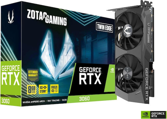 Zotac GeForce RTX 3060 8GB GDDR6 Twin Edge Graphics Card view 1