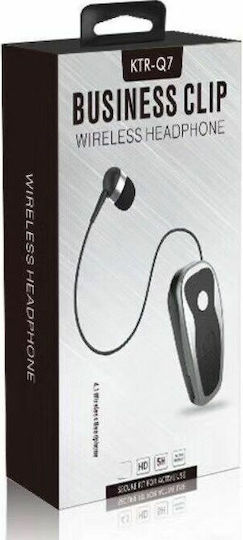 KTR-Q7 In-ear Bluetooth Handsfree Earphone Lapel Silver view 3