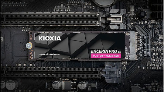 Kioxia Exceria Pro G2 SSD 2TB M.2 Type with PCI Express 5.0 Connection view 3
