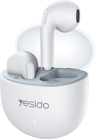 Yesido TWS35 Earbud Bluetooth Handsfree Earphones with Charging Case White view 1