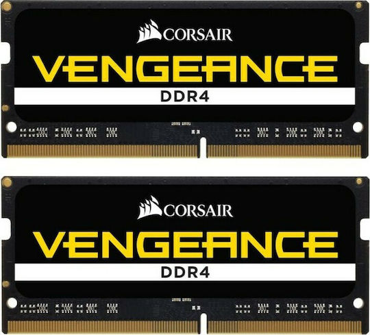 Corsair Vengeance DDR4 32GB RAM with 2x16GB Modules and Speed 3200 for Laptop CMSX32GX4M2A3200C22 view 2