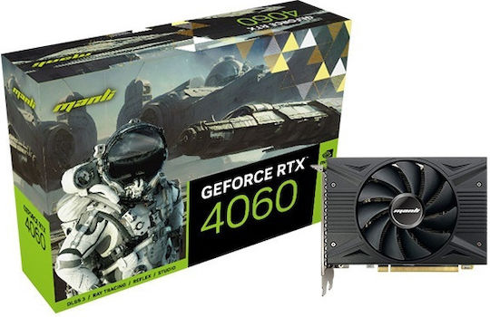 Manli GeForce RTX 4060 8GB GDDR6 Graphics Card view 1