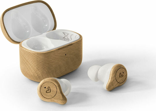 Energy Sistem Eco In-ear Bluetooth Handsfree Earphones with Charging Case Beech Wood