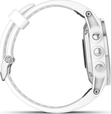 Garmin Fenix 5 Plus Stainless Steel 42mm Waterproof Smartwatch with Heart Rate Monitor (White) view 5