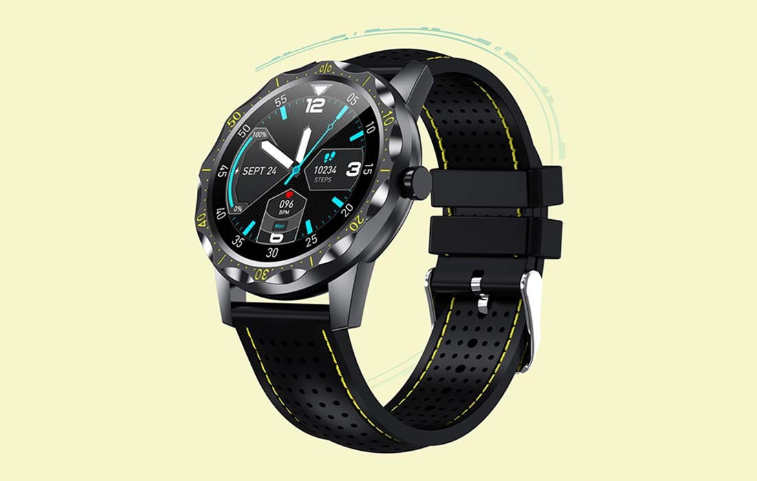 Colmi Sky 1 Plus 43mm Smartwatch with Heart Rate Monitor (Black) view 4