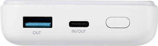Joyroom JR-W020 MagSafe Power Bank 10000mAh 20W with USB-A Port and USB-C Port Power Delivery White view 4