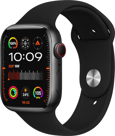 INTIME 9 Pro Max Smartwatch with Heart Rate Monitor (Black)