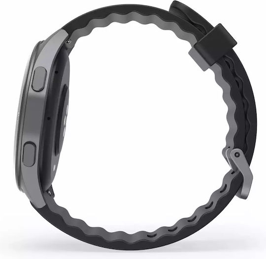 HAMA 7010 46mm Waterproof Smartwatch with Heart Rate Monitor (Black) view 9