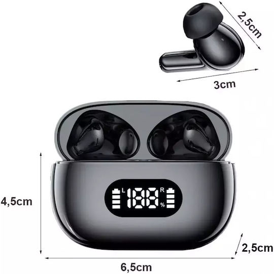 F05 In-ear Bluetooth Handsfree Earphones with Charging Case Black view 5