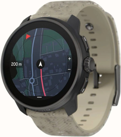 Suunto Race S Stainless Steel 45mm Waterproof Smartwatch with Heart Rate Monitor (Gravel Gray) view 4
