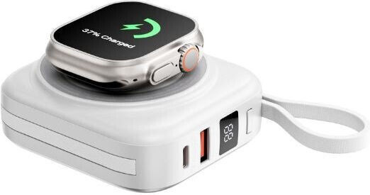 Wiwu Wi-P055 MagSafe Power Bank 10000mAh 22.5W with USB-A Port White view 2