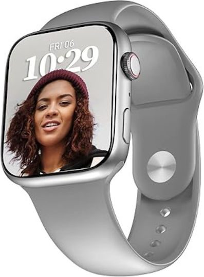 Xbo 9 Pro 40mm Smartwatch with Heart Rate Monitor (Gray) view 4