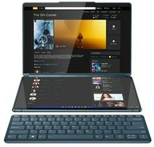 Lenovo Yoga Book 9 13IRU8 13.3" OLED Touchscreen (i7-1355U/16GB/1TB SSD/W11 Home) Tidal Teal (ES Keyboard) vue 3