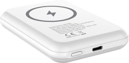Energizer QM5000 Power Bank 5000mAh 15W with USB-C Port White view 1