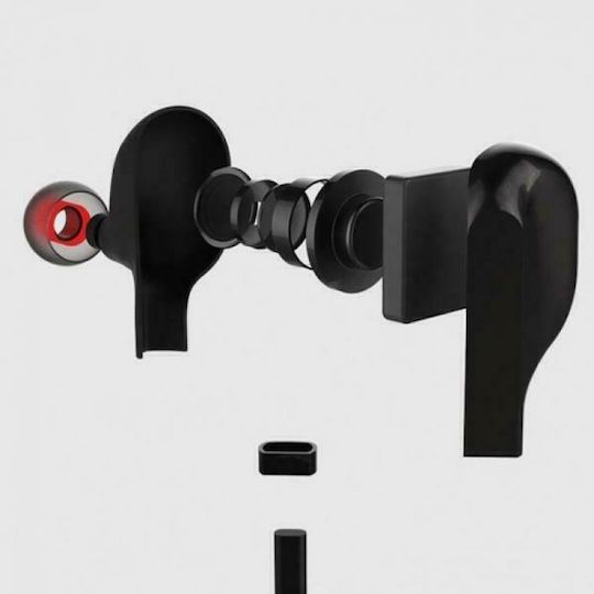 Remax RB-S18 In-ear Bluetooth Handsfree Earphones with Sweat Resistance Black vue 3