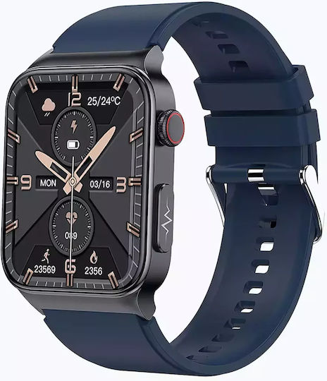 Watchmark Cardio One Smartwatch with Heart Rate Monitor (Blue) view 7