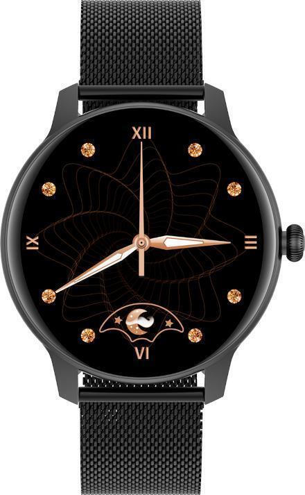 Gino Rossi SW020-2 Smartwatch with Heart Rate Monitor (Black) view 1
