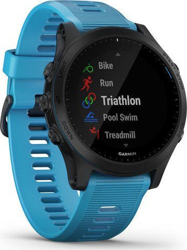 Garmin Forerunner 945 Stainless Steel 47mm Waterproof Smartwatch with Heart Rate Monitor (Blue) view 2