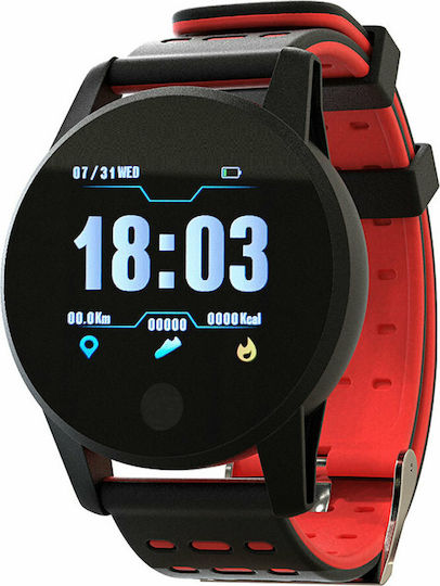 Powerpharm FT-X Smartwatch (Red) view 1
