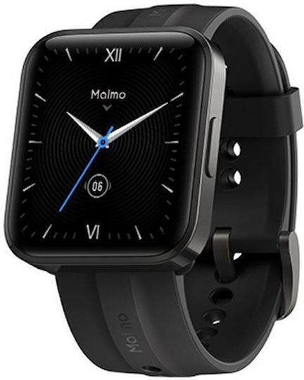 Maimo Watch Flow Waterproof with Heart Rate Monitor (Metallic Black) view 2