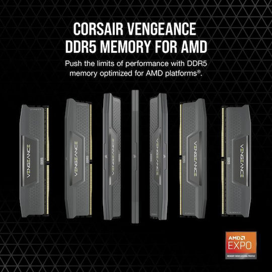 Corsair Vengeance K2 DDR5 with Module 1x32GB and Speed 6400 for Desktop CMK32GX5M2B6400Z30 vue 5