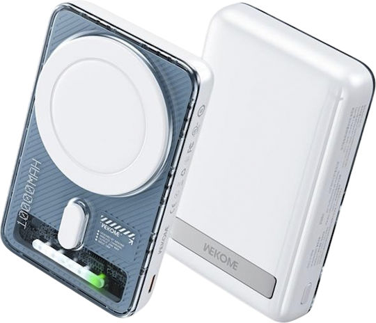 WK WP-52 MagSafe Power Bank 10000mAh 20W with USB-C Port White