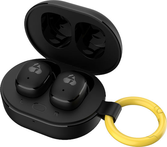 Powertech PT-1392 In-ear Bluetooth Handsfree Earphones with Sweat Resistance and Charging Case Black vue 3