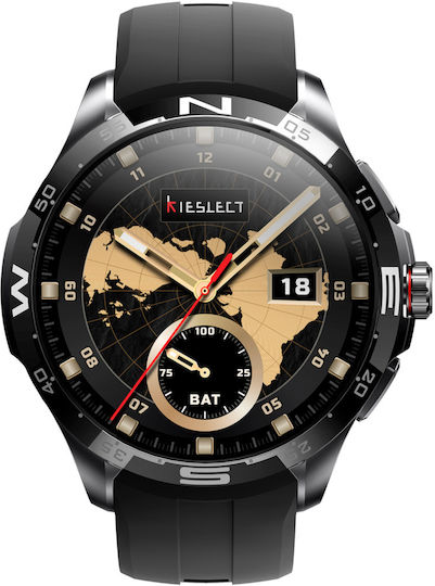 Kieslect Actor Ceramic Waterproof Smartwatch with Heart Rate Monitor (Black) view 4